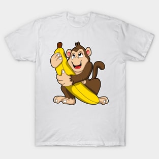 Monkey with Banana T-Shirt